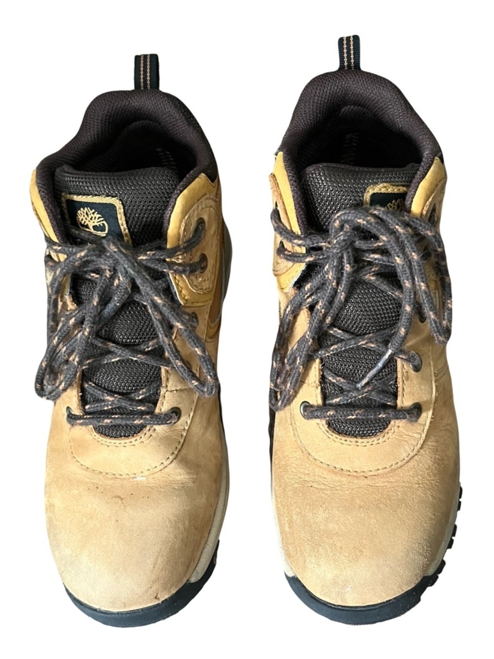 Timberland Boys Waterproof Mt. Maddsen Hiking Boot Size 1 Wheat